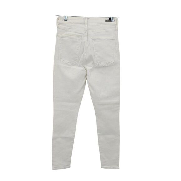Citizens Of Humanity Chrissy Uber High Rise Skinny Jeans 30 White Stretch City - Picture 12 of 16